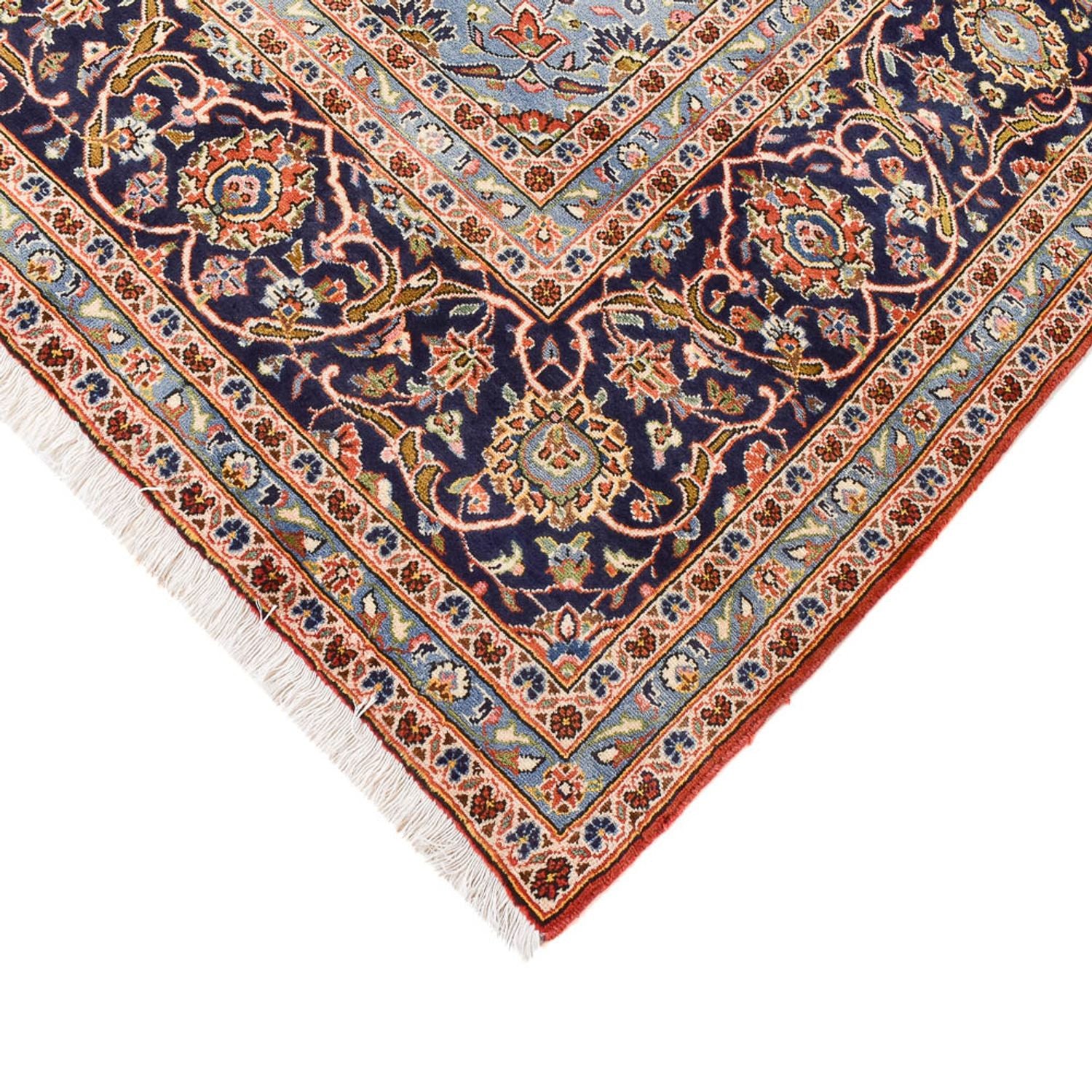 Alfombra persa - Keshan - Real - 414 x 286 cm - naranja