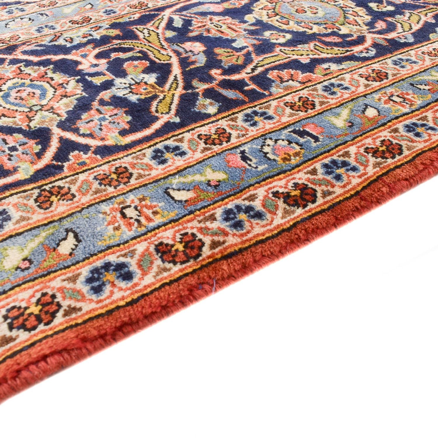 Alfombra persa - Keshan - Real - 414 x 286 cm - naranja