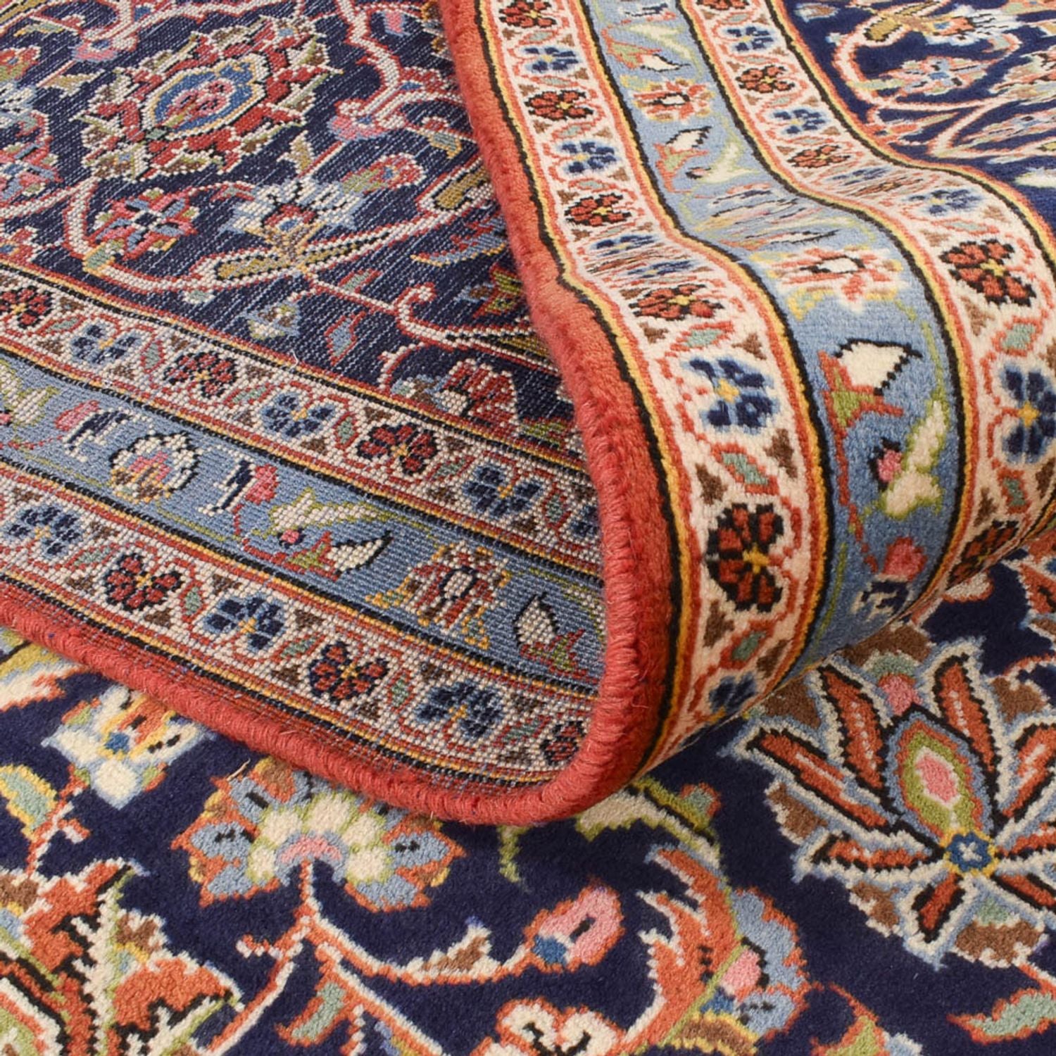 Alfombra persa - Keshan - Real - 414 x 286 cm - naranja