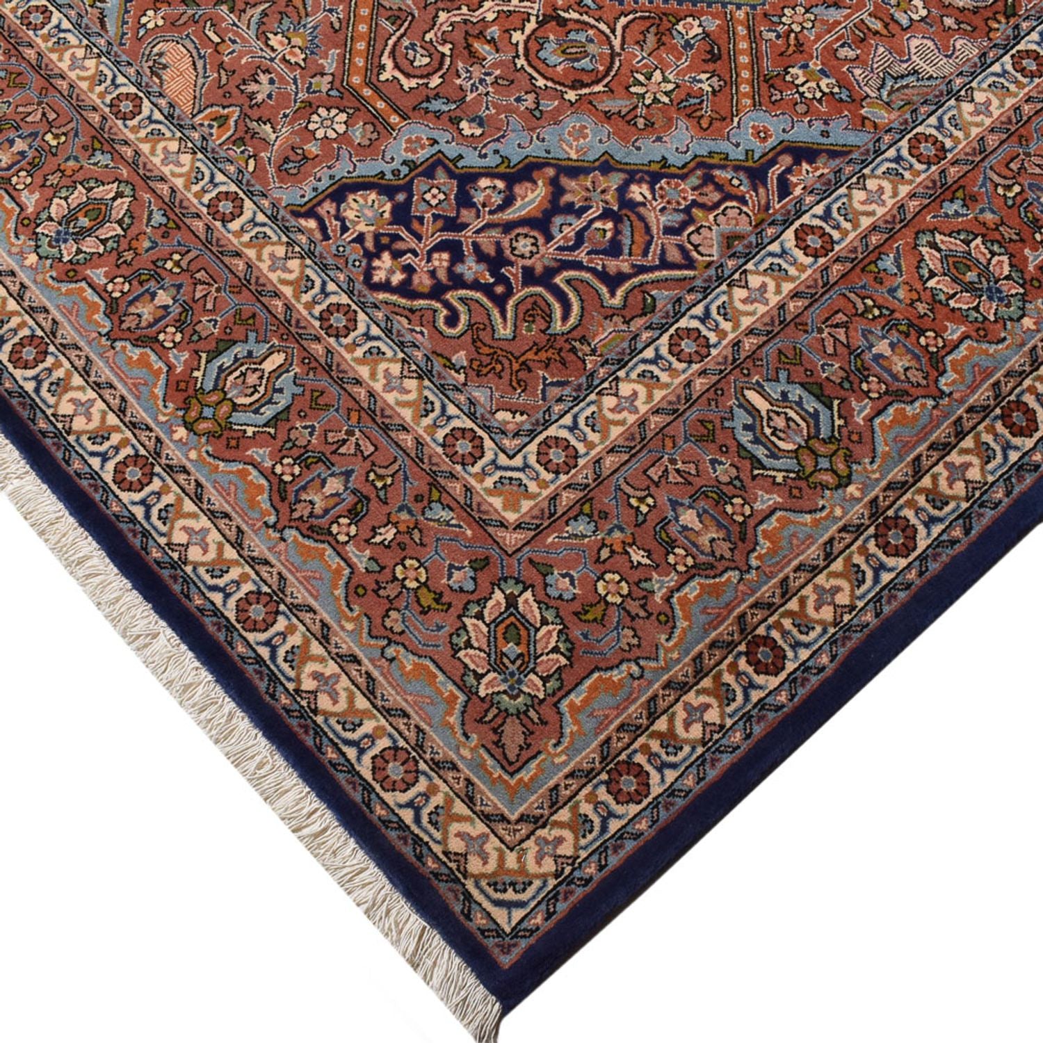 Alfombra persa - Keshan - 305 x 215 cm - óxido