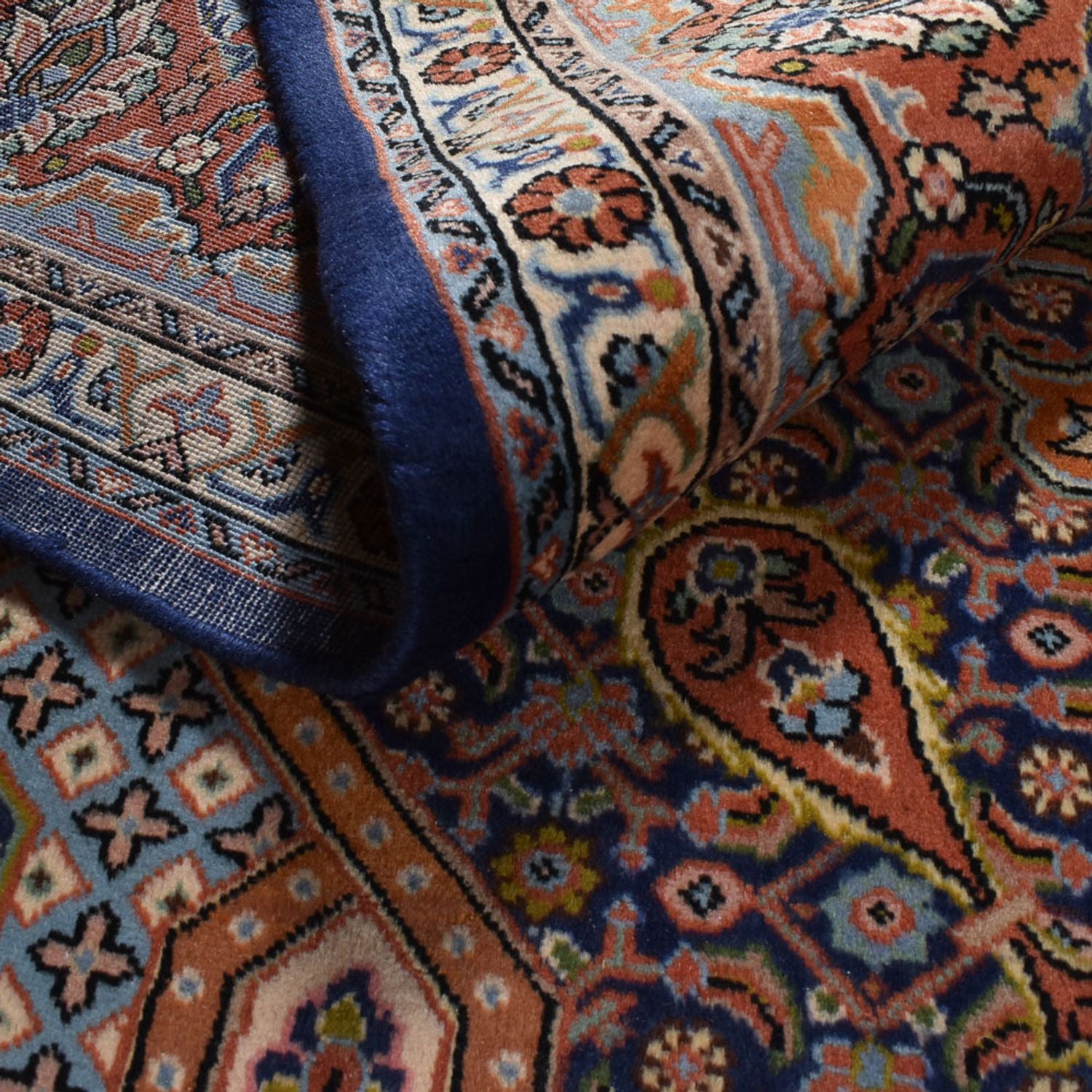 Alfombra persa - Keshan - 305 x 215 cm - óxido