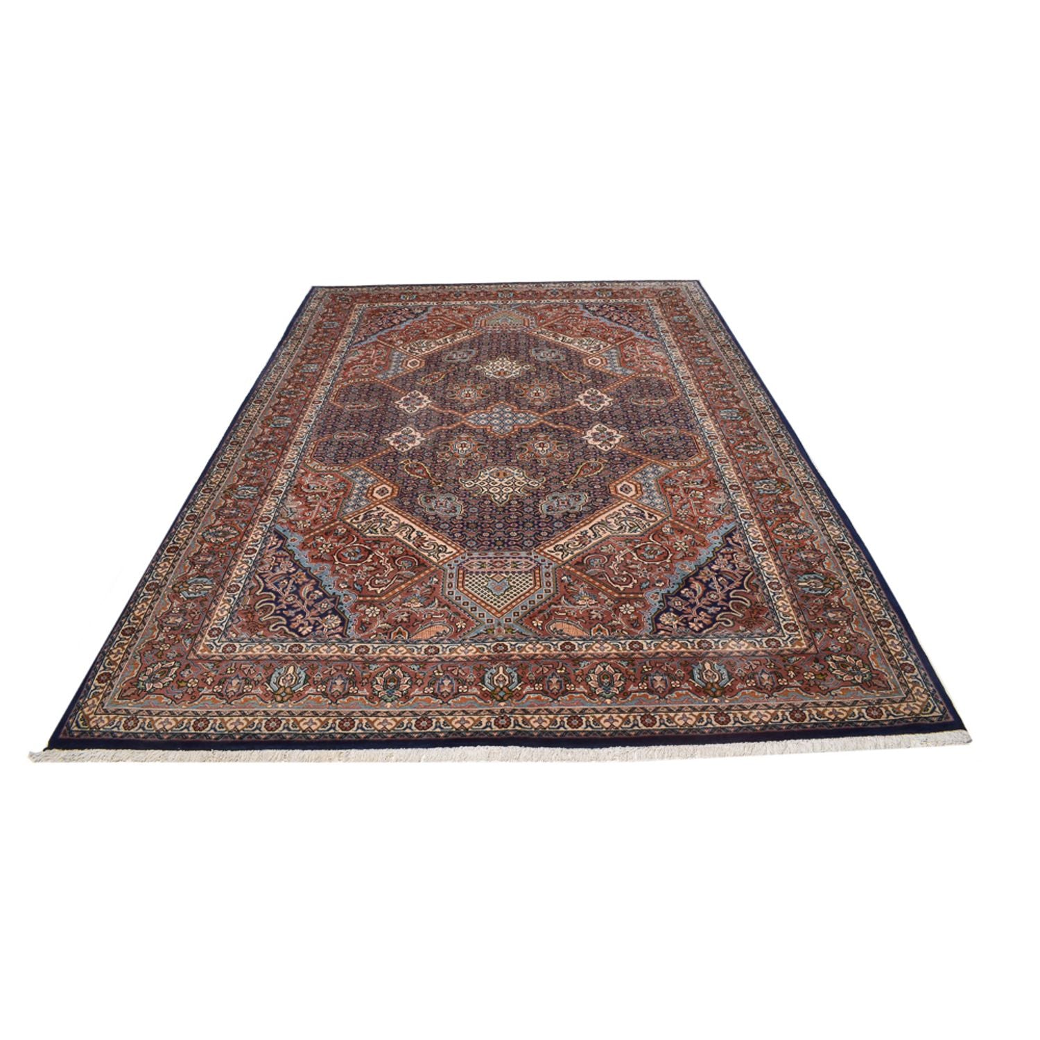 Alfombra persa - Keshan - 305 x 215 cm - óxido