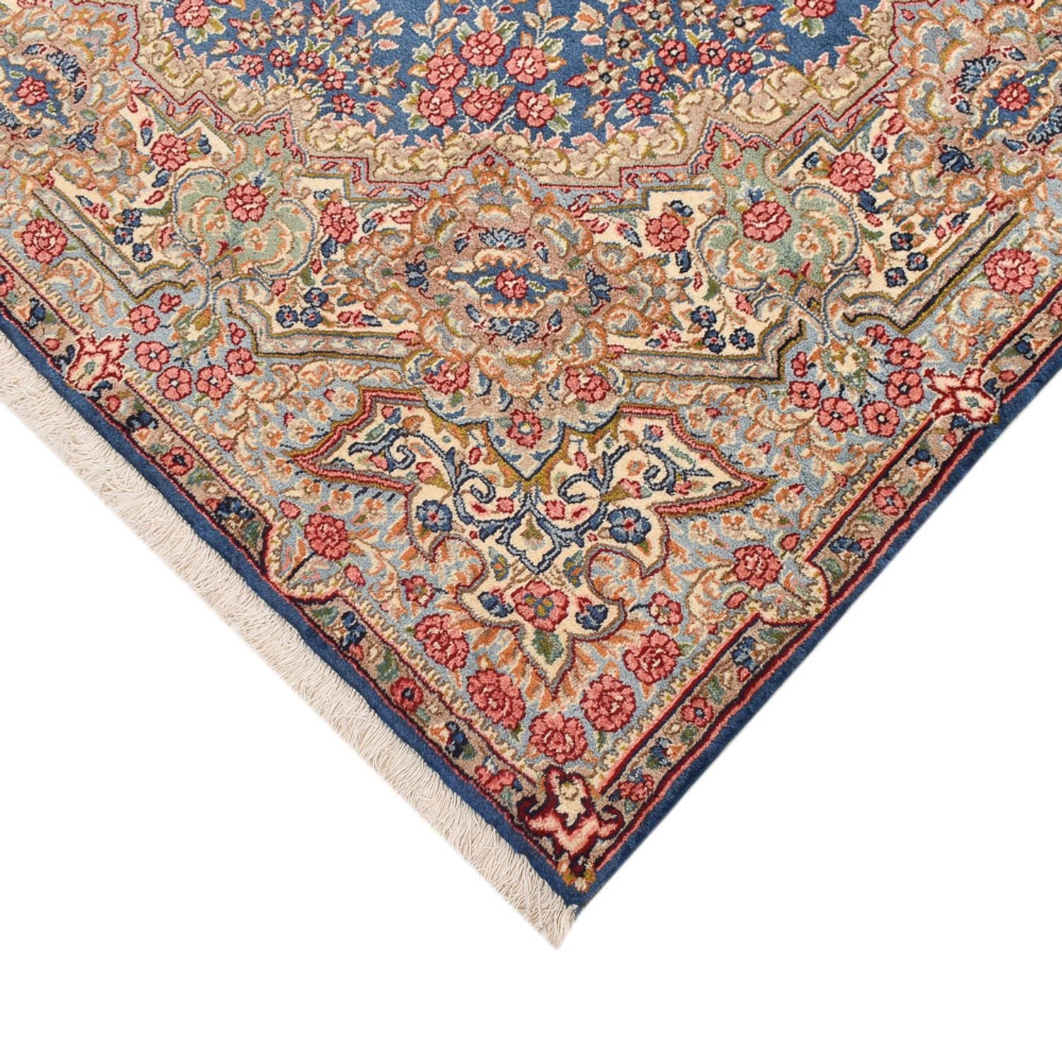 Alfombra persa - Real - 307 x 192 cm - azul oscuro