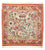 Alfombra persa - Real - 77 x 75 cm - multicolor