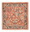 Alfombra persa - Real - 59 x 58 cm - rojo claro