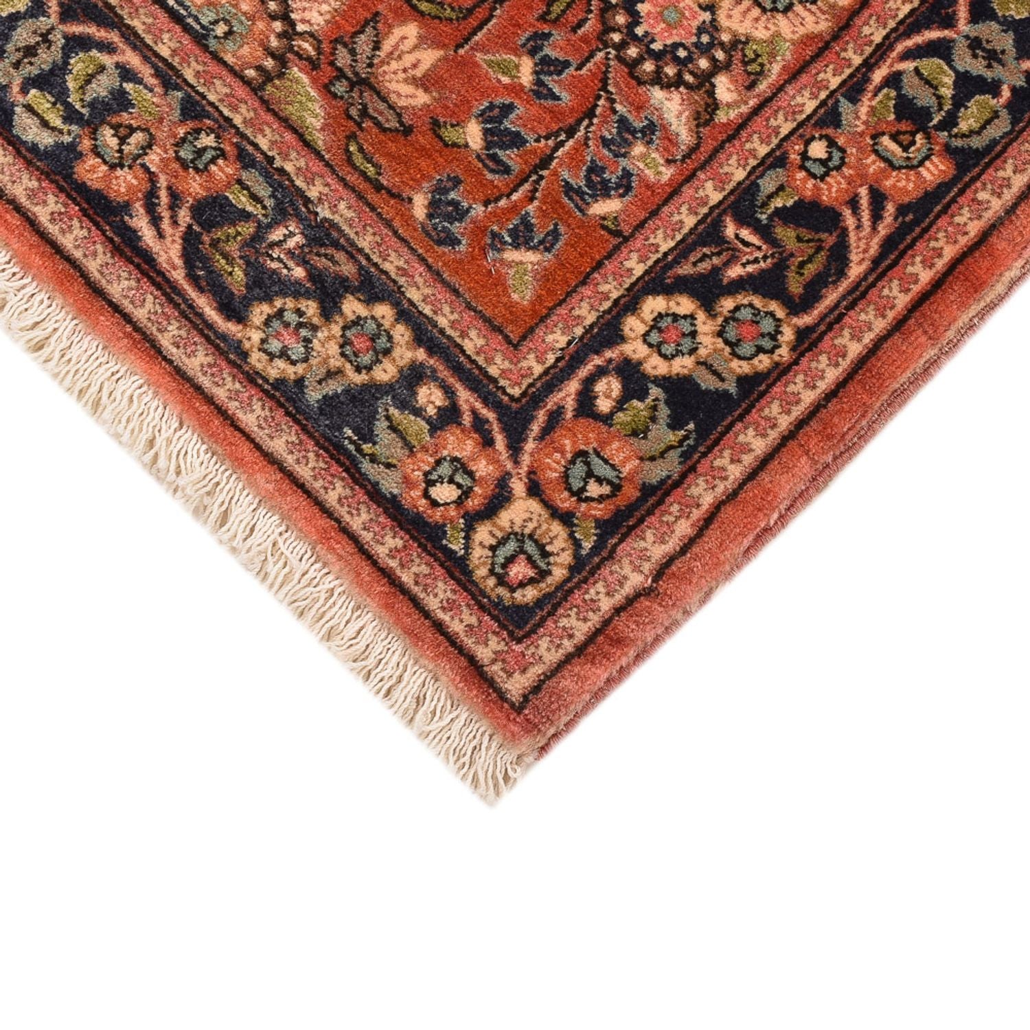 Alfombra persa - Real - 59 x 58 cm - rojo claro