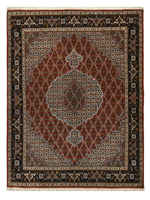 Alfombra Persa - Tabriz - Real - 198 x 151 cm - rojo claro