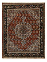 Alfombra Persa - Tabriz - Real - 198 x 151 cm - rojo claro