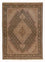 Alfombra Persa - Tabriz - Real - 210 x 151 cm - marrón oscuro