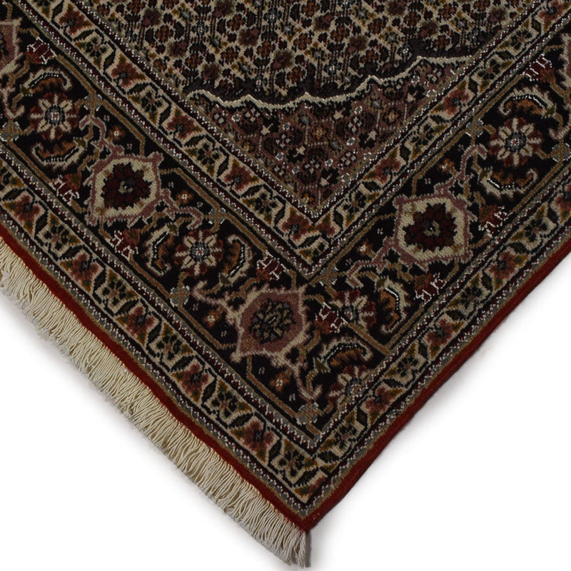 Alfombra Persa - Tabriz - Real - 202 x 154 cm - rojo oscuro