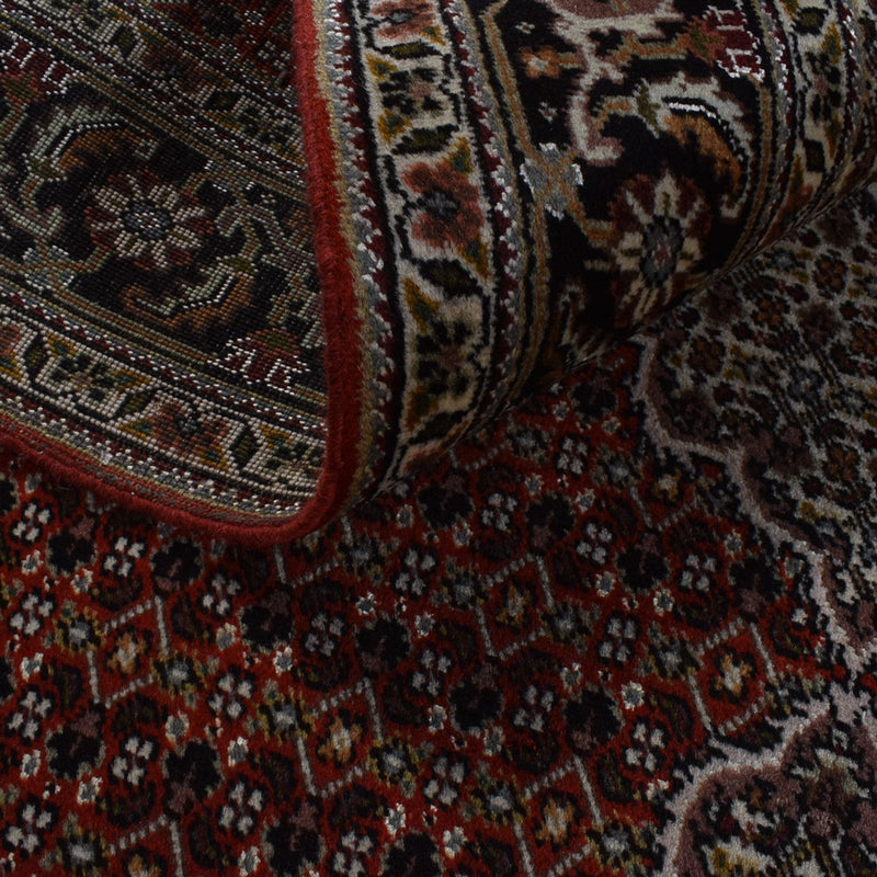 Alfombra Persa - Tabriz - Real - 202 x 154 cm - rojo oscuro