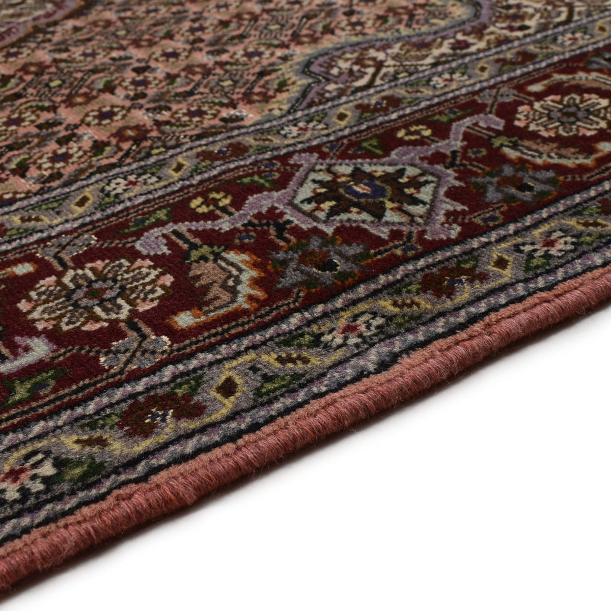 Alfombra Persa - Tabriz - Real - 202 x 150 cm - marrón claro