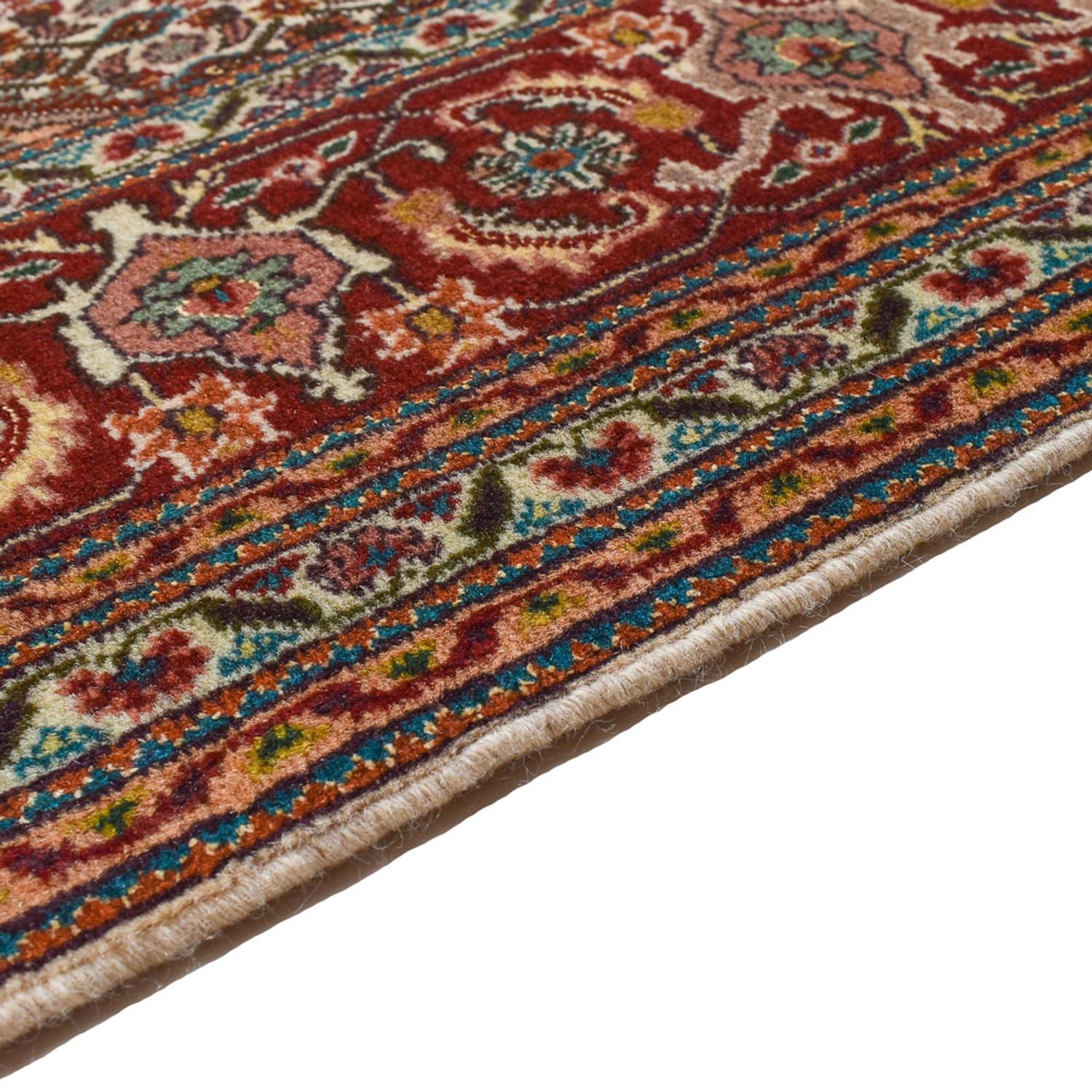 Alfombra Persa - Tabriz - Real - 198 x 156 cm - marrón oscuro