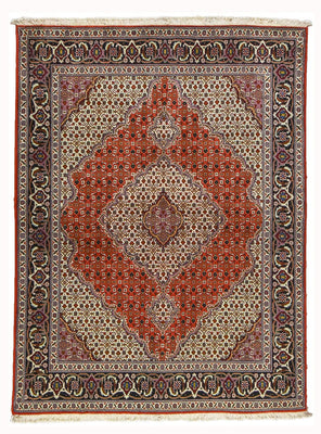 Alfombra Persa - Tabriz - Real - 201 x 151 cm - rojo