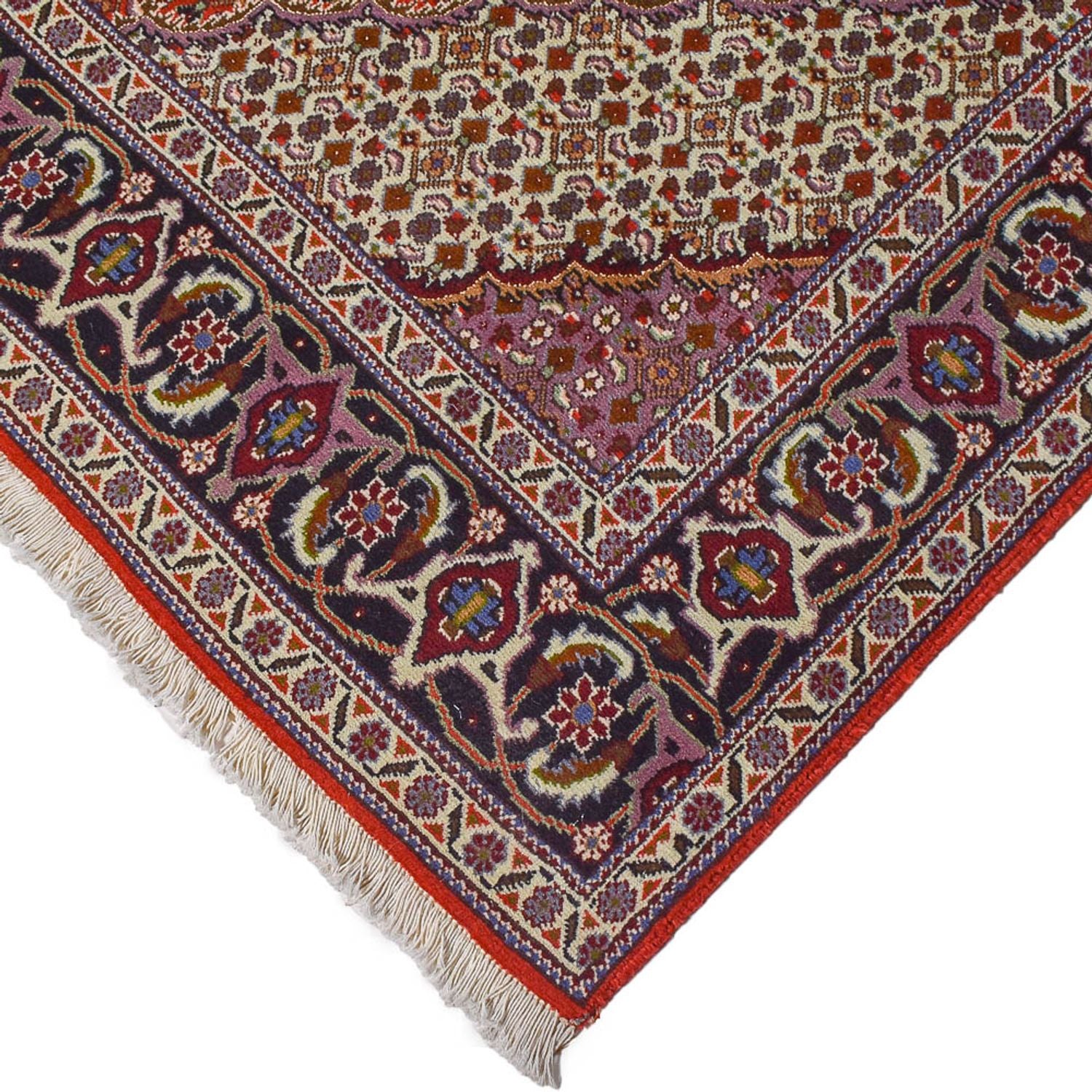 Alfombra Persa - Tabriz - Real - 201 x 151 cm - rojo