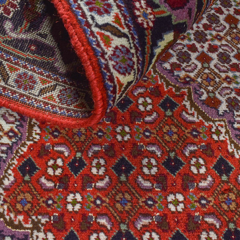 Alfombra Persa - Tabriz - Real - 201 x 151 cm - rojo