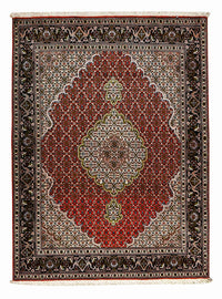 Alfombra Persa - Tabriz - Real - 200 x 148 cm - rojo