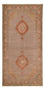 Alfombra de pasillo Alfombra Persa - Tabriz - Real - 403 x 200 cm - marrón claro