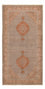 Alfombra de pasillo Alfombra Persa - Tabriz - Real - 408 x 201 cm - marrón claro