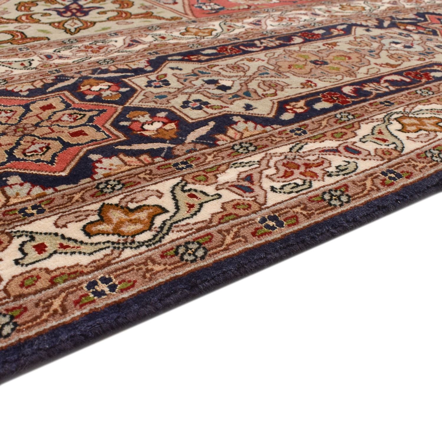 Alfombra Persa - Tabriz - Real cuadrado  - 252 x 248 cm - beige oscuro