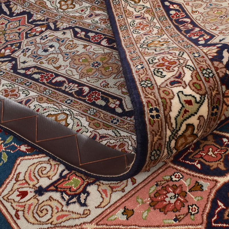 Alfombra Persa - Tabriz - Real cuadrado  - 252 x 248 cm - beige oscuro