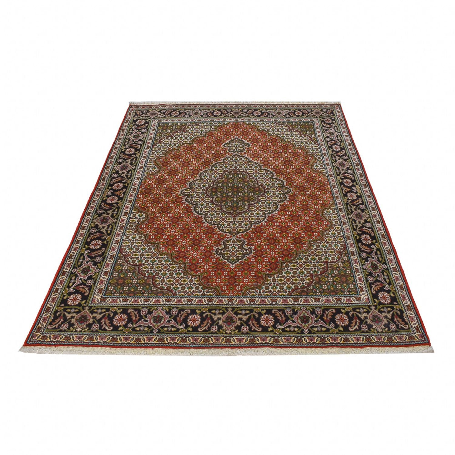 Alfombra Persa - Tabriz - Real - 205 x 150 cm - rojo