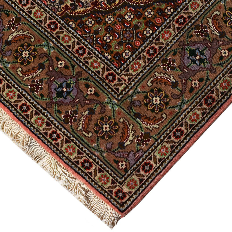 Alfombra Persa - Tabriz - Real - 190 x 155 cm - rojo claro