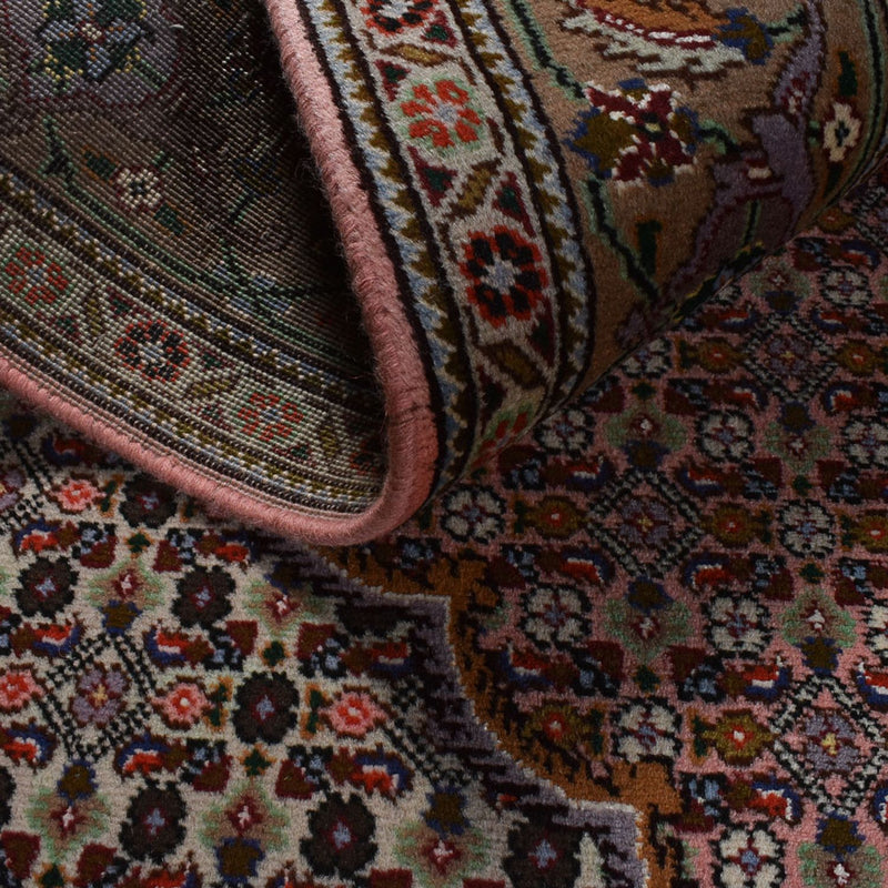 Alfombra Persa - Tabriz - Real - 190 x 155 cm - rojo claro