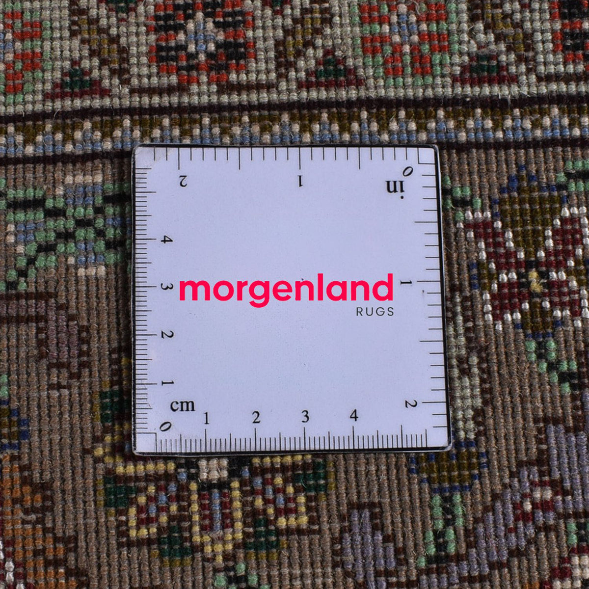 Alfombra Persa - Tabriz - Real - 190 x 155 cm - rojo claro