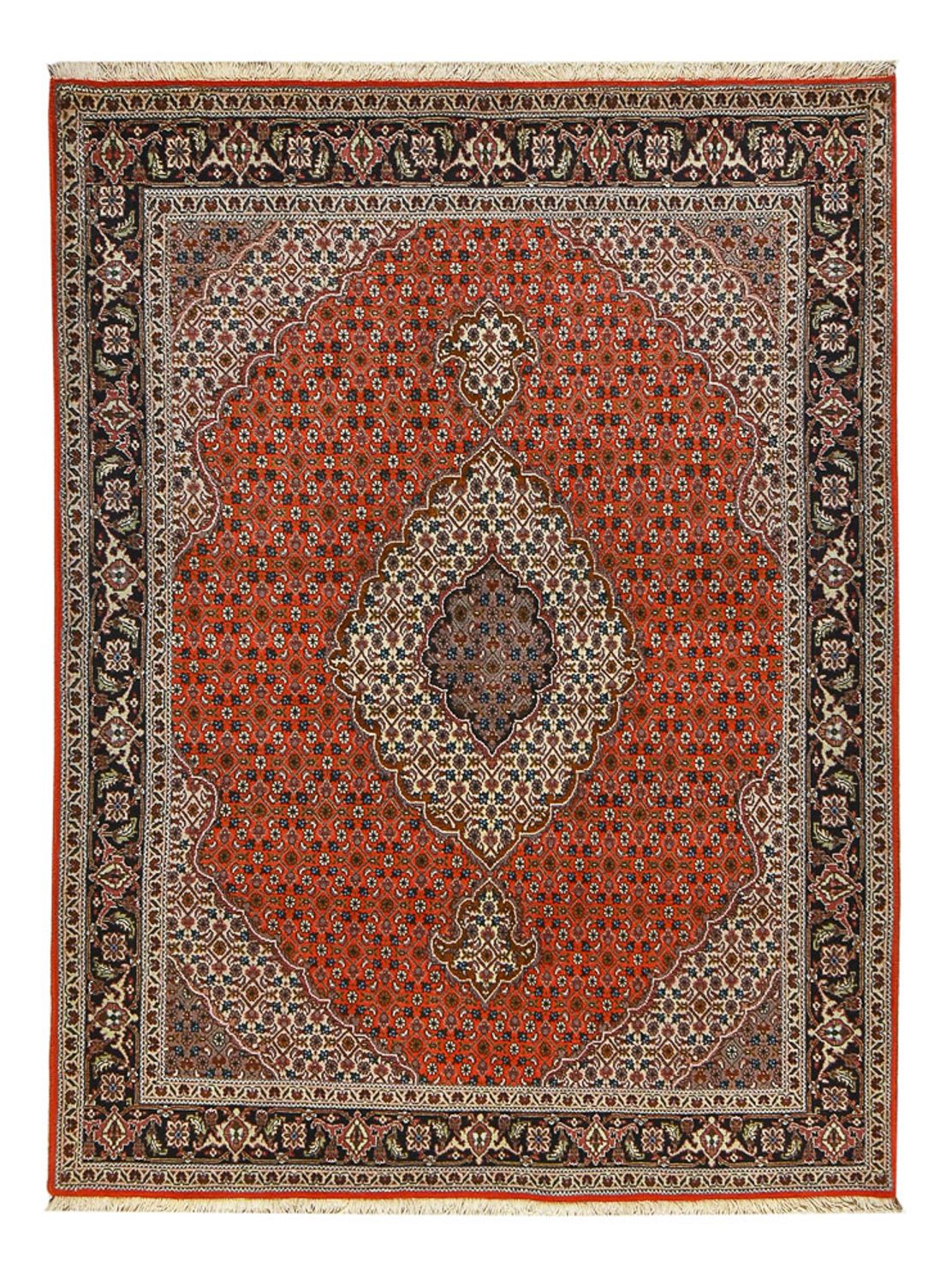 Alfombra Persa - Tabriz - Real - 205 x 155 cm - rojo