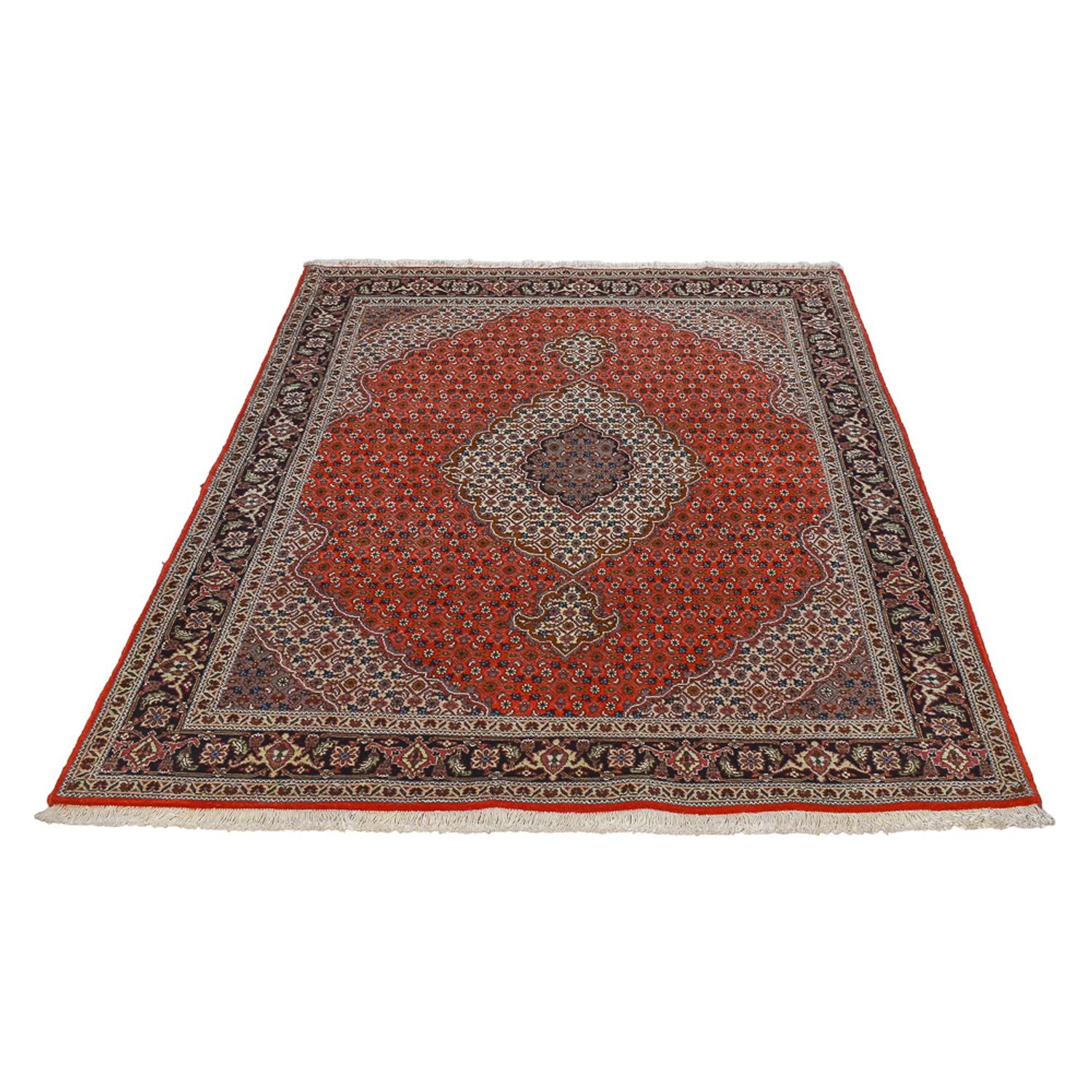 Alfombra Persa - Tabriz - Real - 205 x 155 cm - rojo