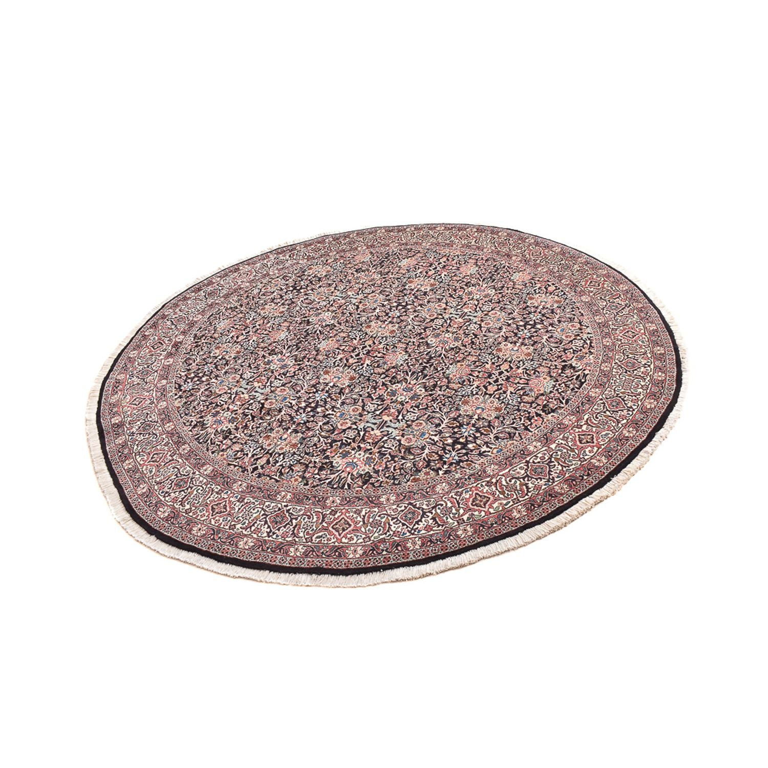 Alfombra persa - Bidjar redondo  - 250 x 250 cm - rojo claro