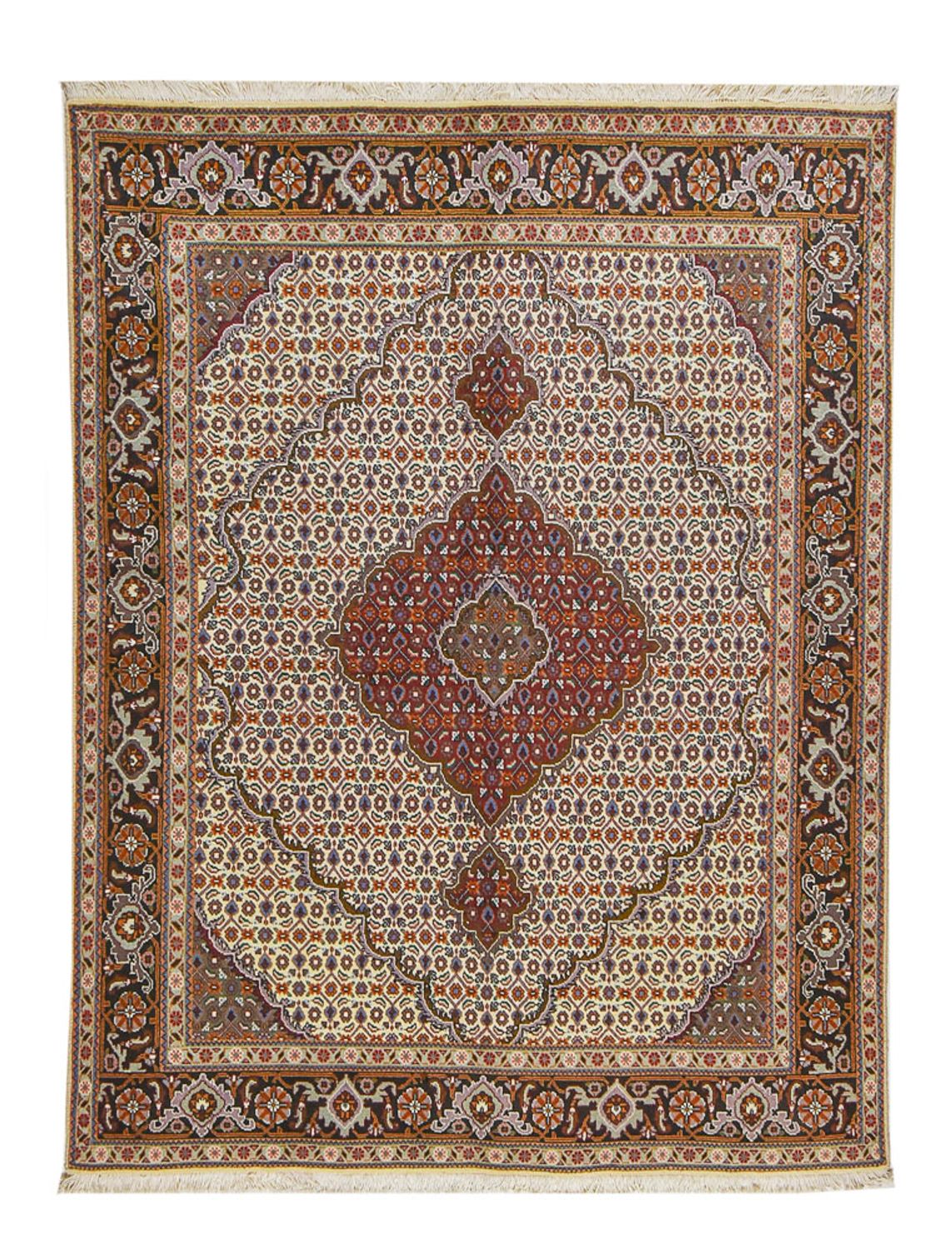 Alfombra Persa - Tabriz - Real - 202 x 152 cm - arena