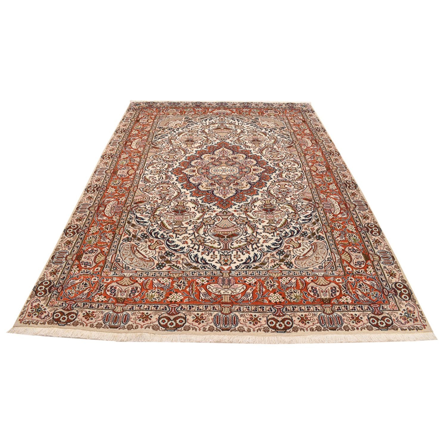 Alfombra persa - Clásica - 297 x 207 cm - óxido