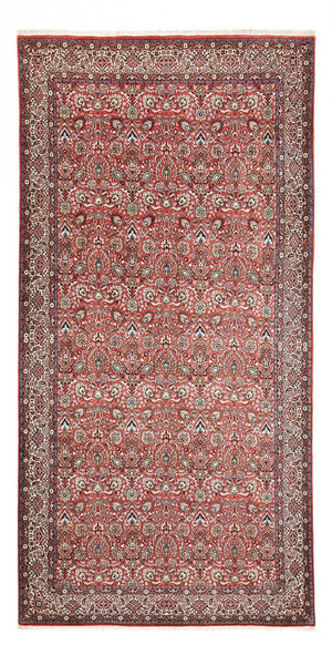 Alfombra de pasillo Alfombra persa - Bidjar - 404 x 206 cm - óxido