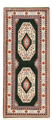Alfombra de pasillo Alfombra Persa - Tabriz - Real - 182 x 75 cm - azul oscuro