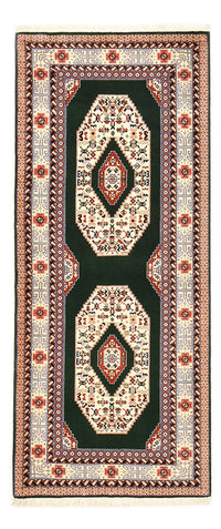 Alfombra de pasillo Alfombra Persa - Tabriz - Real - 182 x 75 cm - azul oscuro