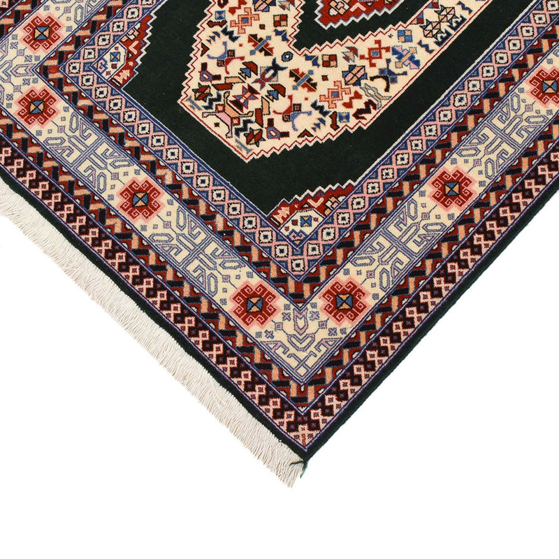 Alfombra de pasillo Alfombra Persa - Tabriz - Prima - 370 x 75 cm - azul oscuro