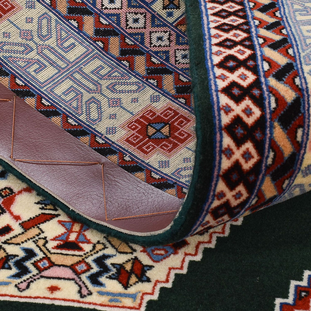 Alfombra de pasillo Alfombra Persa - Tabriz - Prima - 370 x 75 cm - azul oscuro