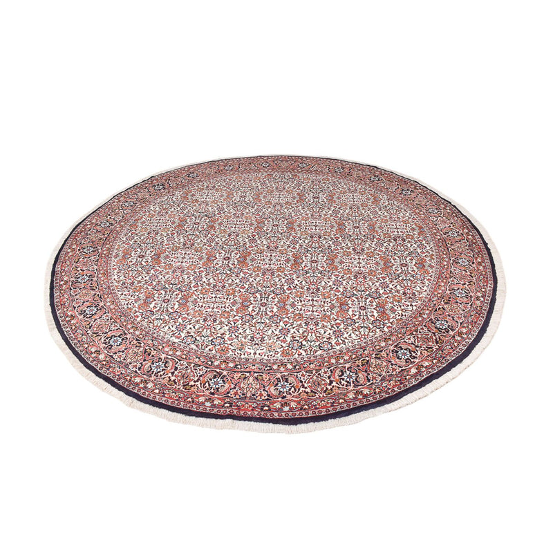 Alfombra persa - Bidjar redondo  - 255 x 255 cm - rojo claro