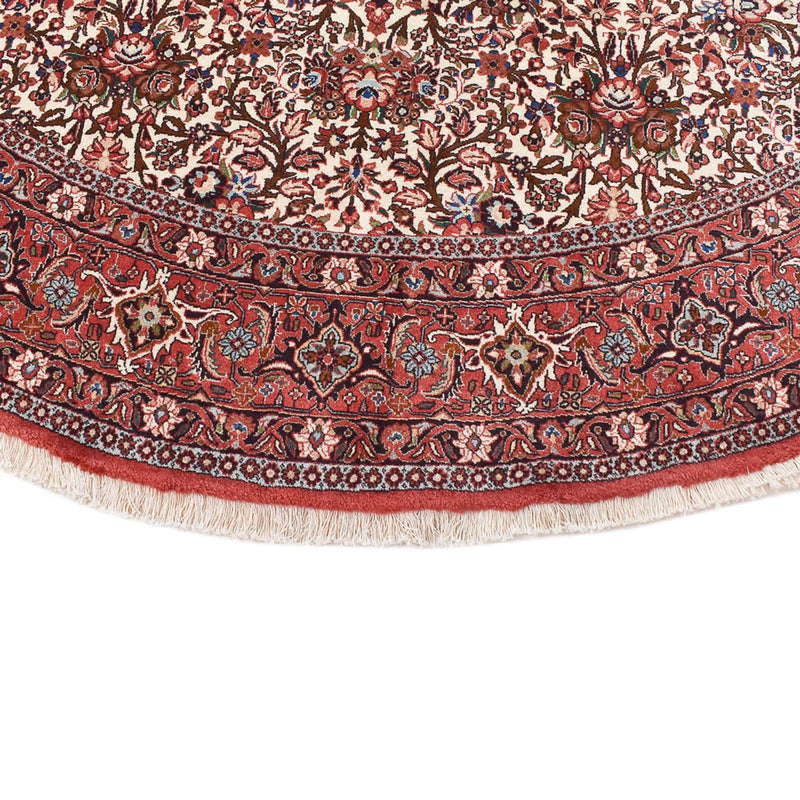 Alfombra persa - Bidjar redondo  - 250 x 250 cm - rojo claro