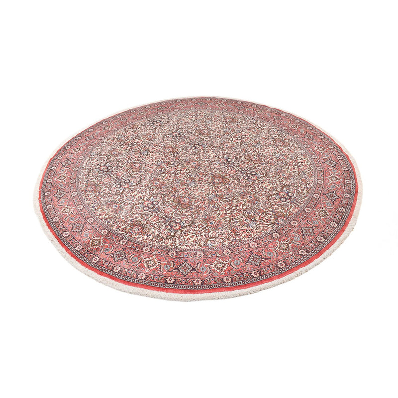 Alfombra persa - Bidjar redondo  - 250 x 250 cm - rojo claro