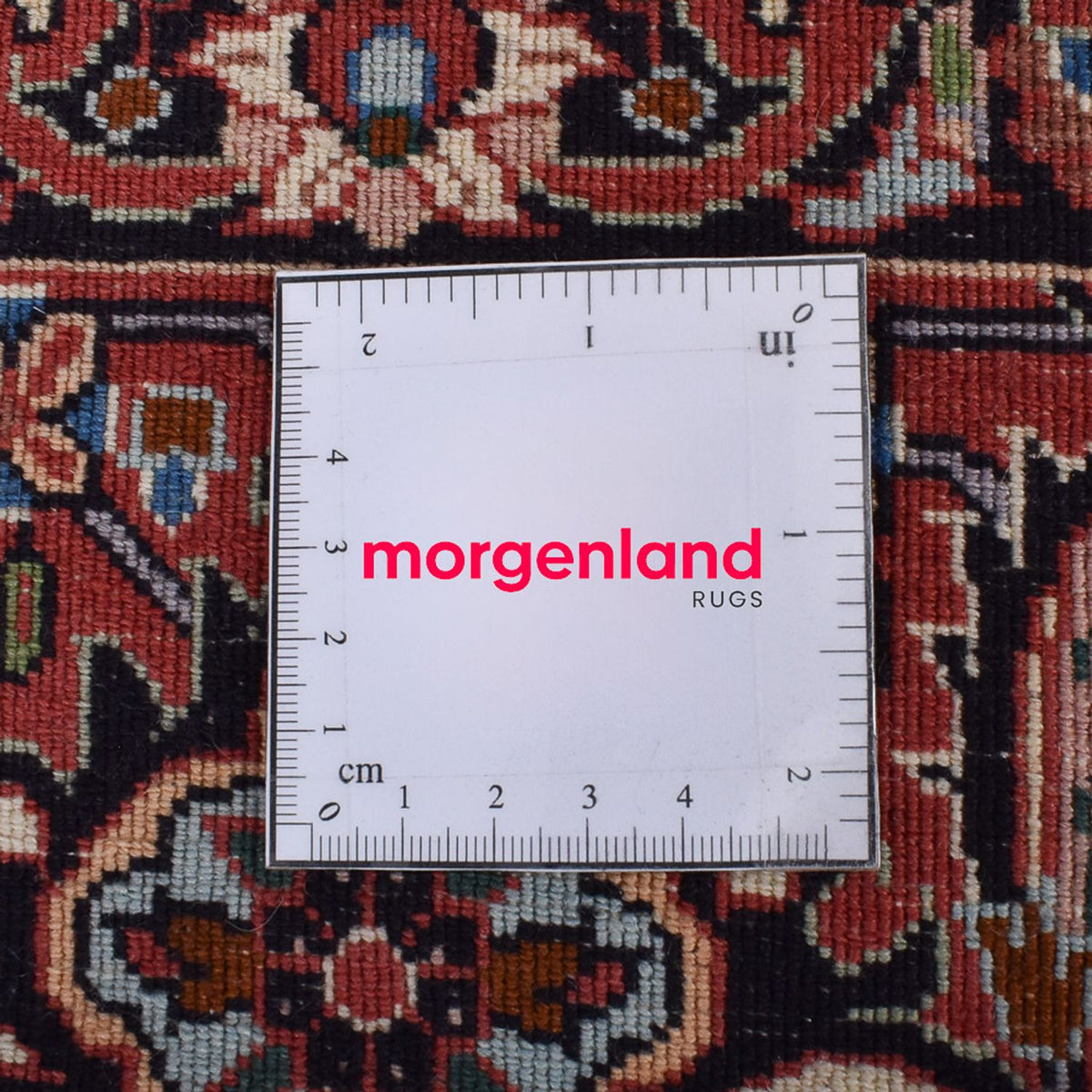 Alfombra persa - Bidjar redondo  - 250 x 250 cm - rojo claro