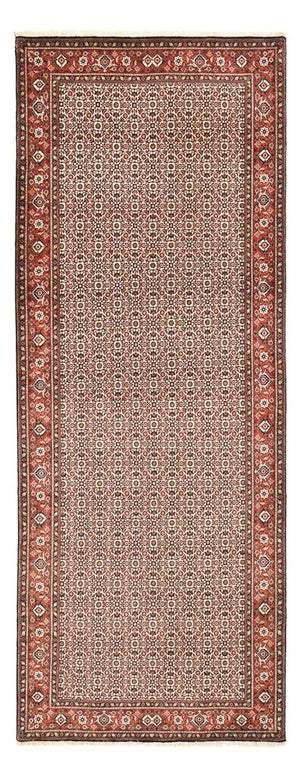 Alfombra de pasillo Alfombra persa - Bidjar - 402 x 153 cm - óxido