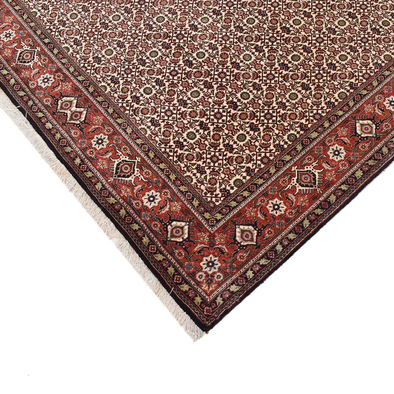 Alfombra de pasillo Alfombra persa - Bidjar - 402 x 153 cm - óxido