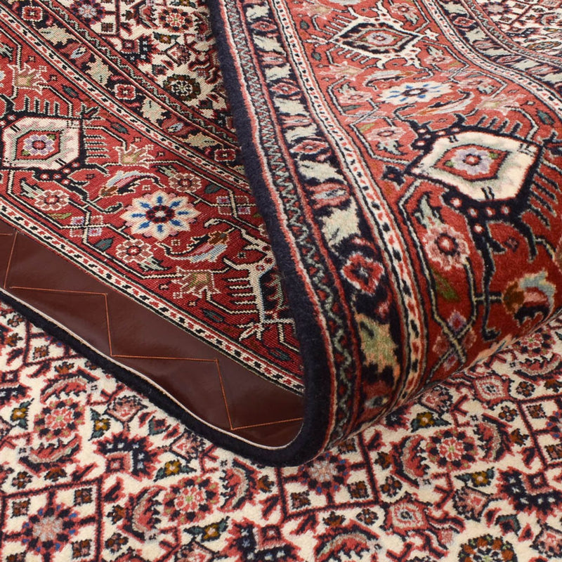 Alfombra de pasillo Alfombra persa - Bidjar - 402 x 153 cm - óxido