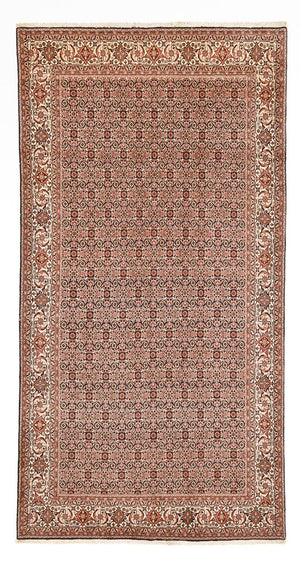 Alfombra de pasillo Alfombra persa - Bidjar - 395 x 203 cm - óxido