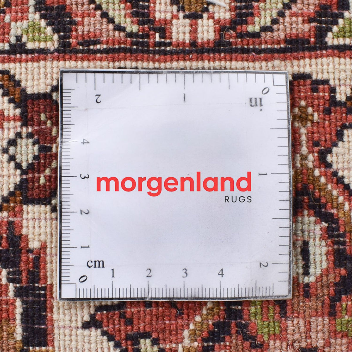 Alfombra de pasillo Alfombra persa - Bidjar - 395 x 203 cm - óxido