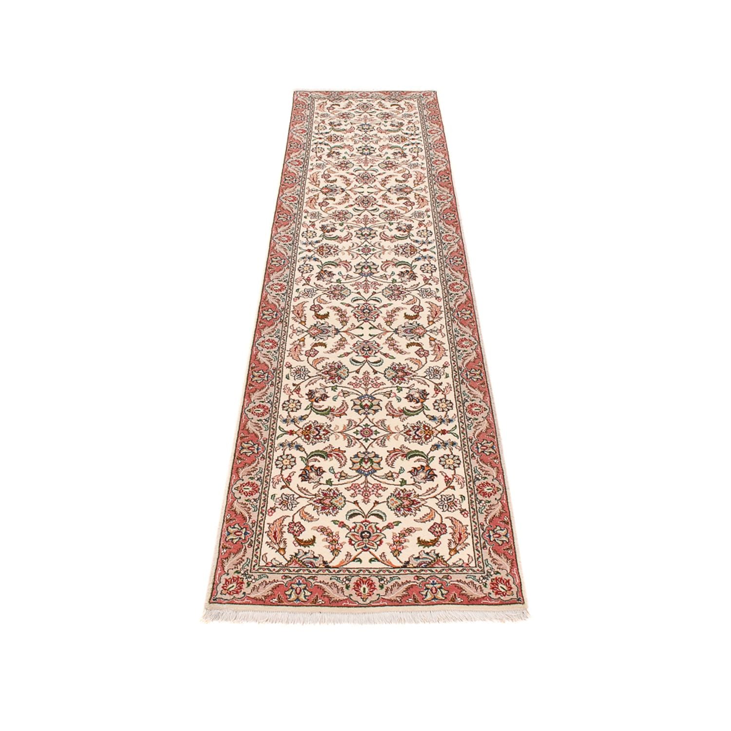 Alfombra de pasillo Alfombra Persa - Tabriz - Prima - 297 x 69 cm - caramelo