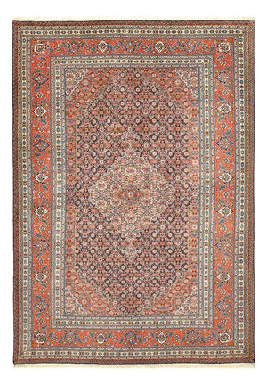 Alfombra persa - Tabriz - 291 x 206 cm - rojo claro